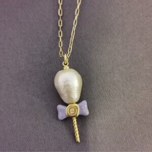 Qpot Necklace Cotton Candy Pendant Cute Sweets Lolita Halloween Costume Jewelry